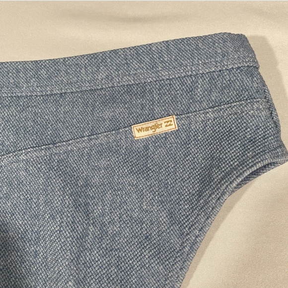 NWT Billabong x Wrangler‎ [ Large ] Down Denim High Waist Bikini Bottoms - Picture 10 of 12
